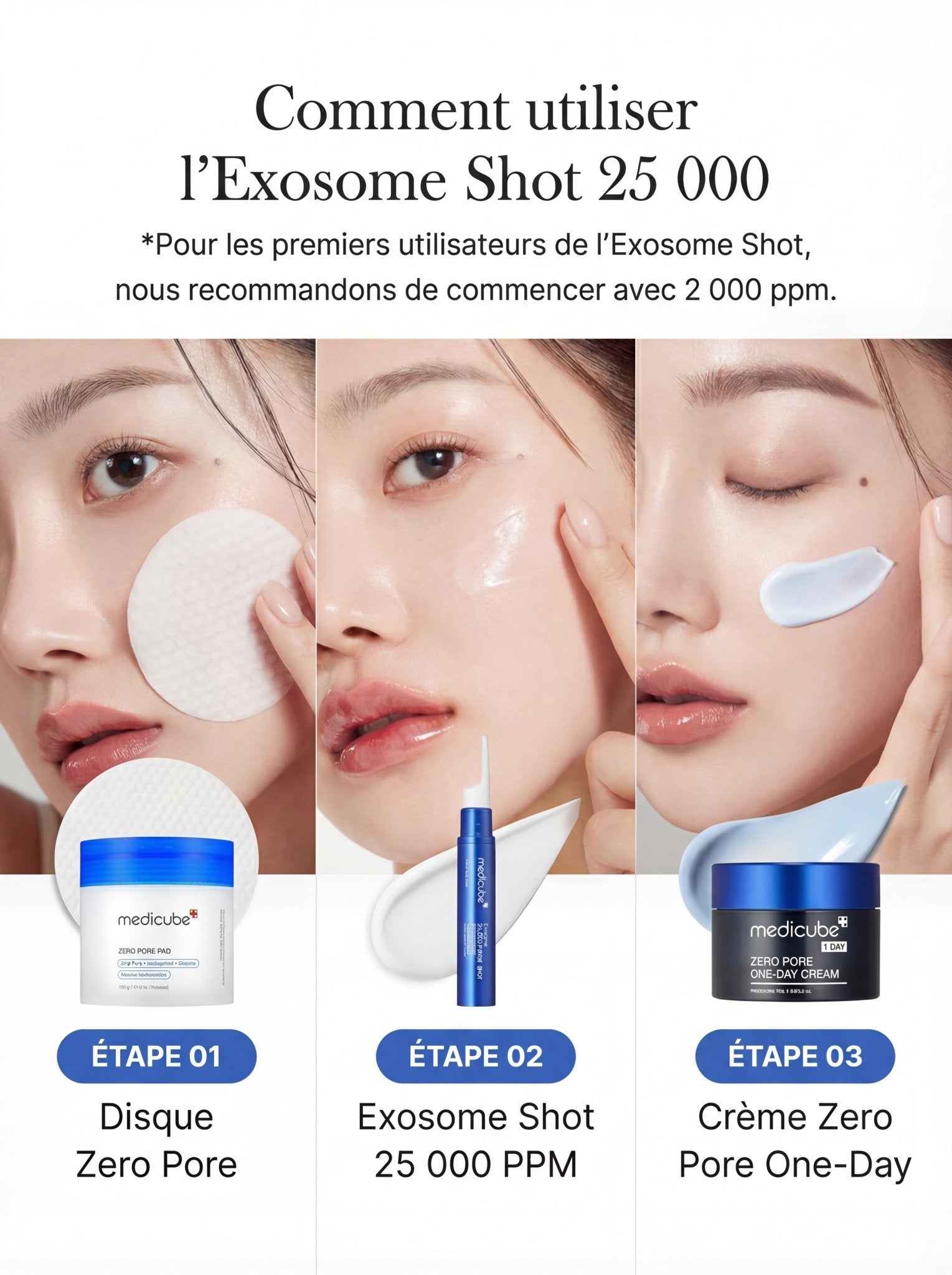 MEDICUBE - One Day Exosome Shot Pore Ampoule 25000 - 13ml - PIBUKARE