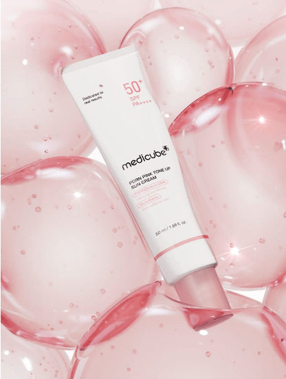 MEDICUBE - PDRN Pink Tone Up Sun Cream - 50ml - PIBUKARE