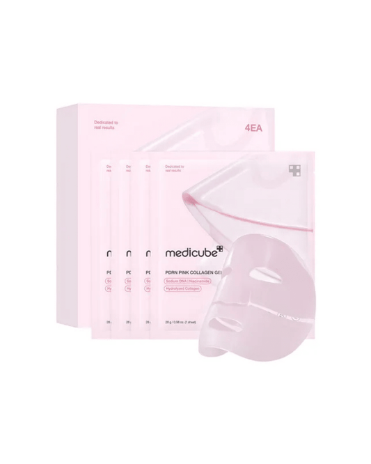 MEDICUBE - Salmon DNA PDRN Pink Collagen Jelly Gel Mask (4 Unités) - PIBUKARE
