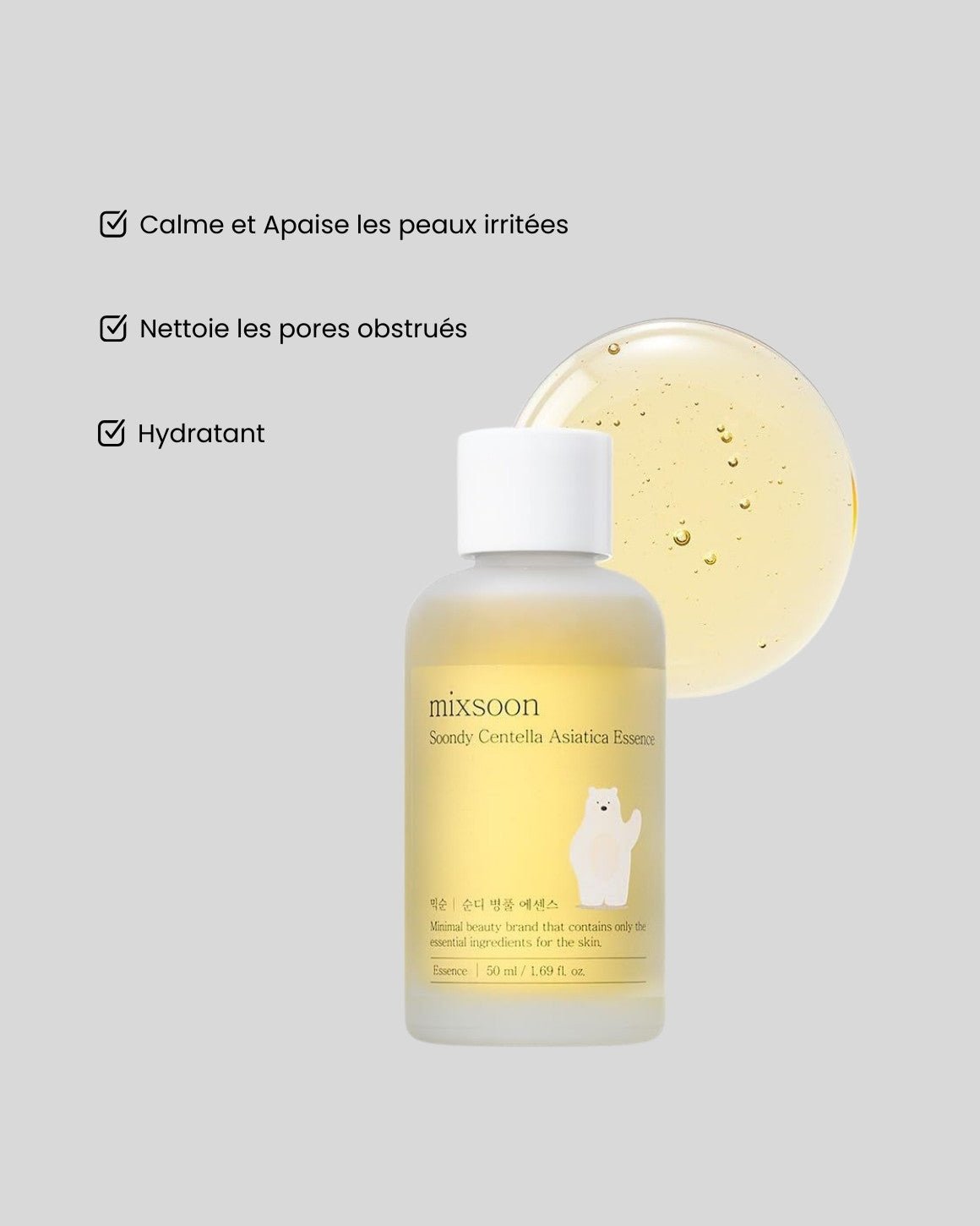 MIXSOON - Soondy Centella Asiatica Essence - 50 ml - PIBUKARE