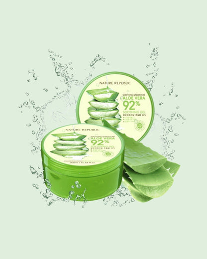 NATURE REPUBLIC - Aloe Vera 92% Soothing Gel - 300 ml - PIBUKARE
