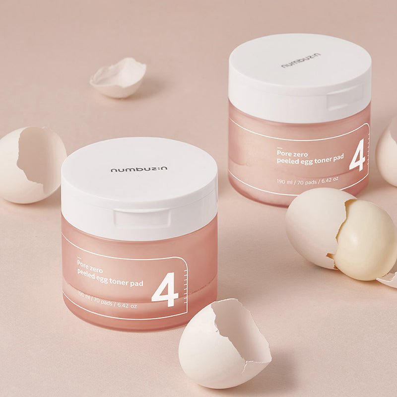 Numbuzin : No.4 Pore Zero Peeled Egg Toner Pad