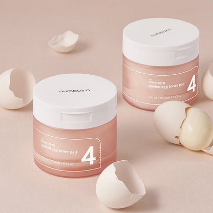 Numbuzin : No.4 Pore Zero Peeled Egg Toner Pad