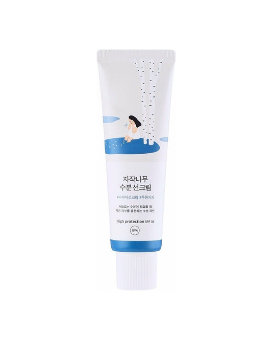 ROUND LAB - Birch Juice Moisturizing Sun Cream - 50 ml - PIBUKARE