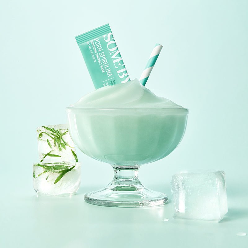 Some By Mi : PDRN Spirulina Soothing Sherbet Mask